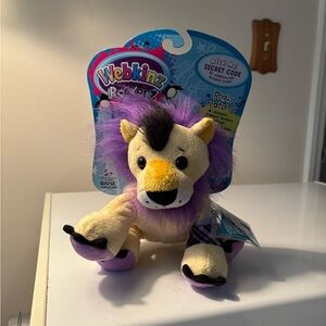 Webkinz Rockerz Lion NWT HM5103 Unused/ Sealed Code New Plush Toy